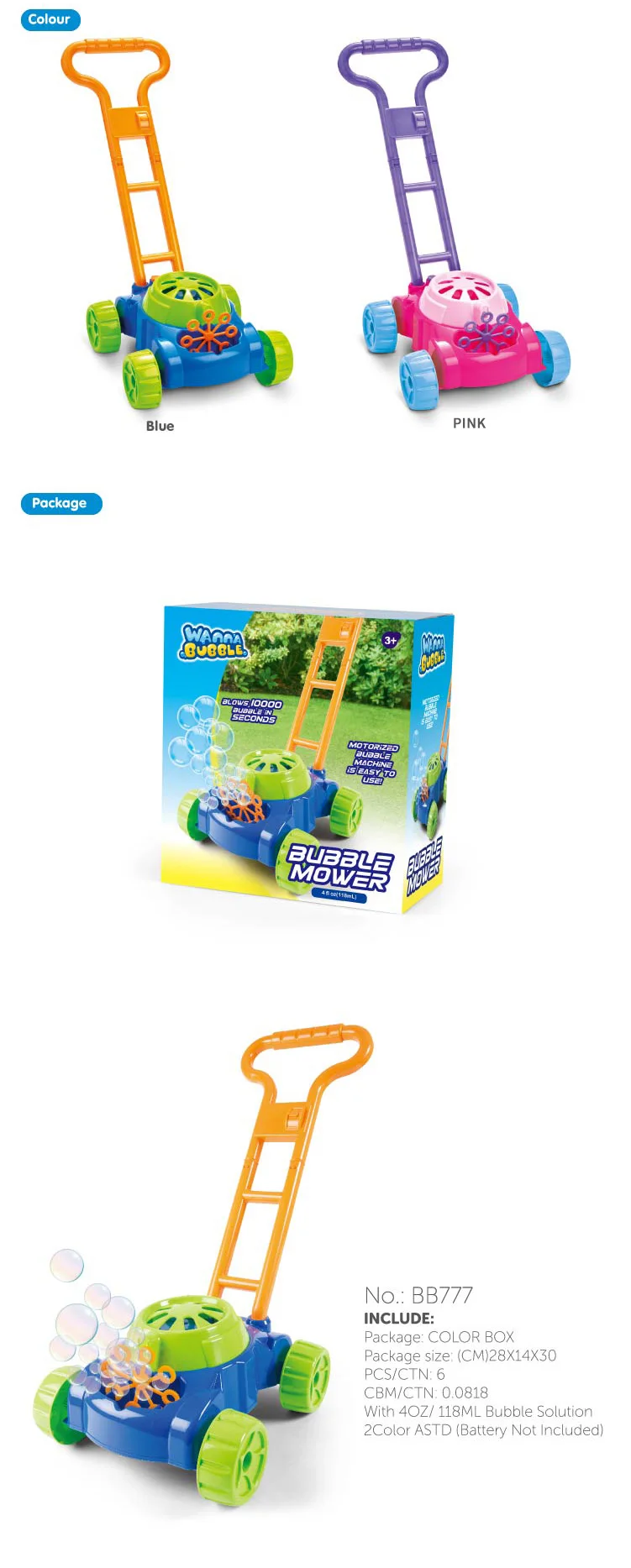 Outdoor games boys girls kids electronic bubble mower walker bubble blower blower bubbles lawn mower toys for toddlers