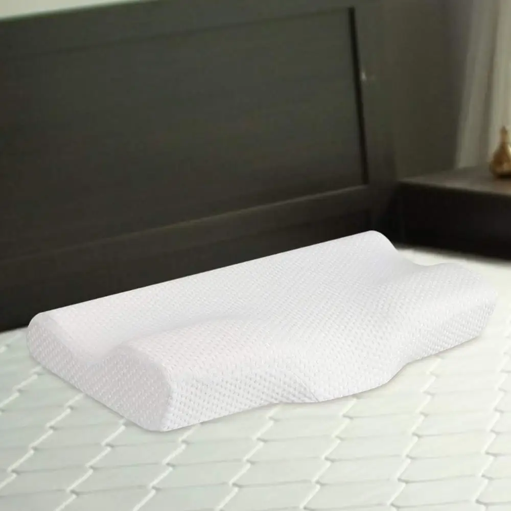 Contour Memory Foam Pillow Bedding Bamboo Charcoal Neck Pillow Orthopedic Cervical Care Pillow for Side and Back Sleepers