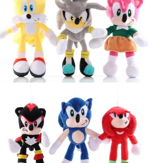 Wholesale new Sonices Plush Toy Cartoon Stuffed Sonices Hedgehog Plush toy Anime Super Mouse  plush toy