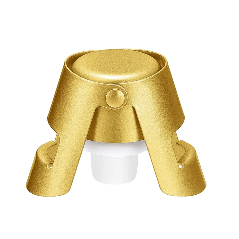 Stainless Steel Sparkling Wine Bottle Stopper with a Longer Sealing Plug Champagne Sealer Stopper