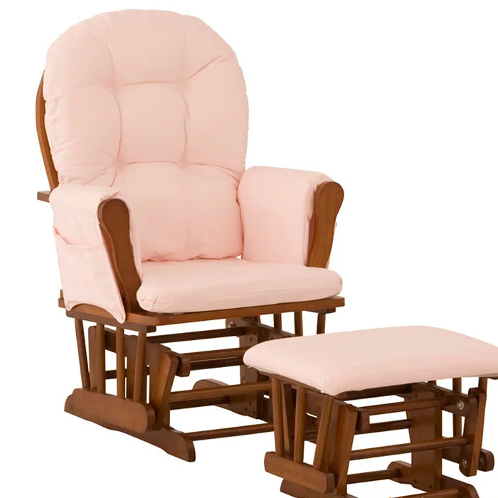
Solid Hardwood Glider Rocking Baby Chair 