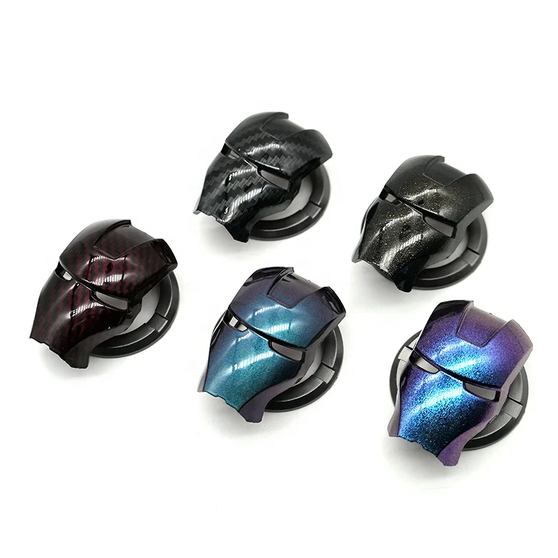 Marvel Iron Man Car One-button Start Button Decorative Protective Cover Stickers Ignition Device Switch Decorative Stickers