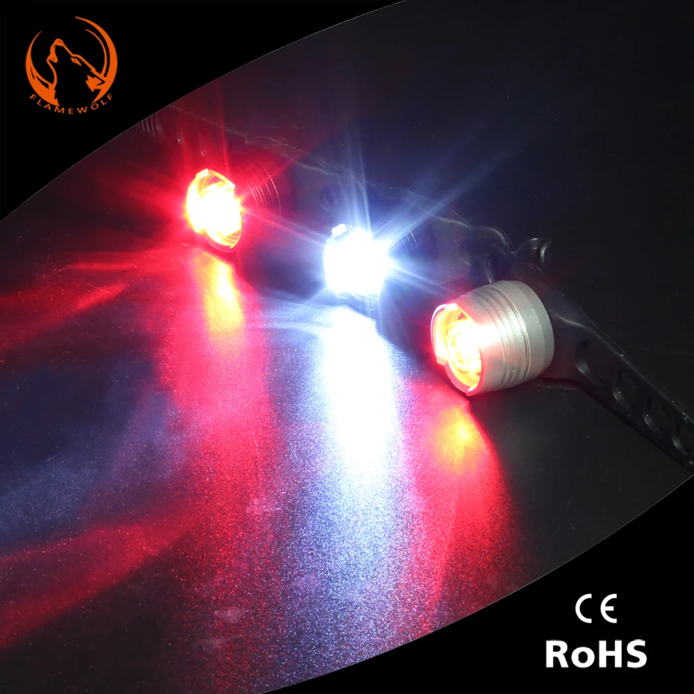 Hannuo Led Safe Bicycle Lamp Charging Device The Most Popular Product Rear Tail Lamp Other Bicycle Accessories
