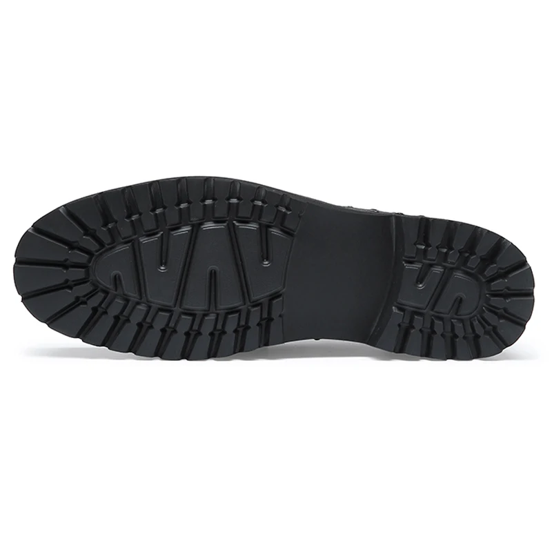 Hot sale handmade genuine leather height increasing men business casual loafer shoes