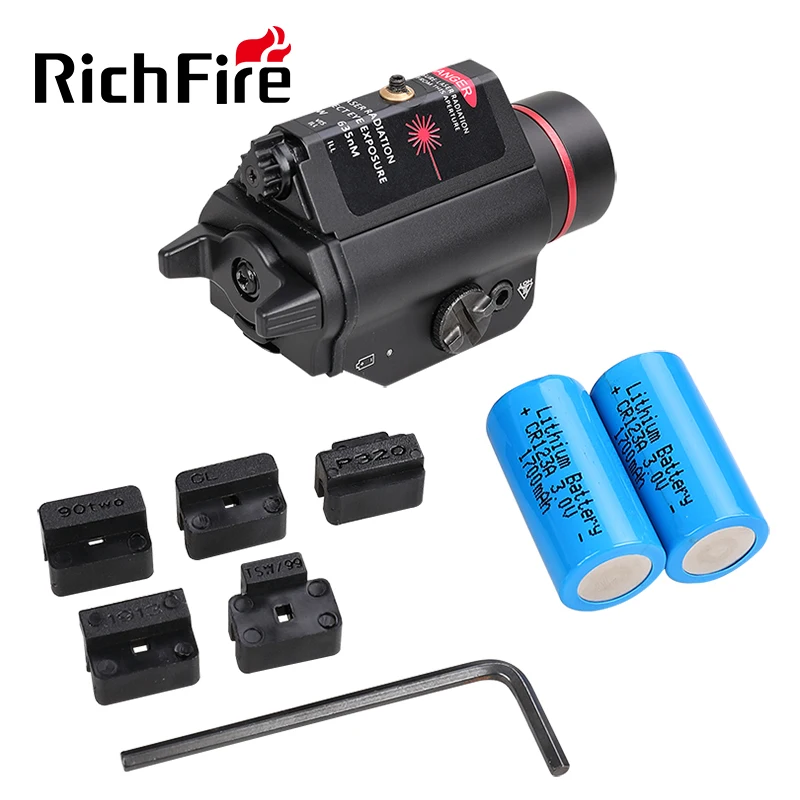 Newest High powerfule Light 1000 Lumen red laser combo Tactical LED Hel met Flashlight