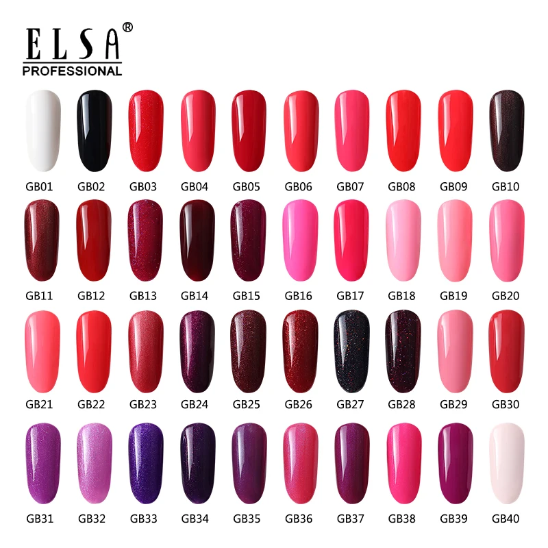 
ELSA hot sale 8ml nail beauty uv gel polish ship from RU stock 