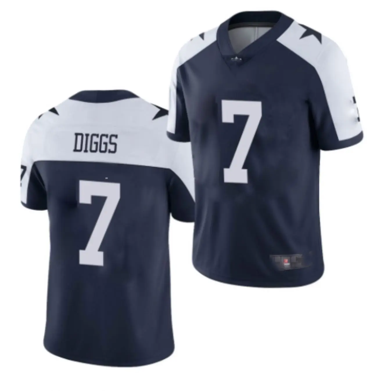 Оптовая продажа 2023 футболки с вышивкой Даллас #7 Diggs #8 Aikman #9 Smith для американского футбола