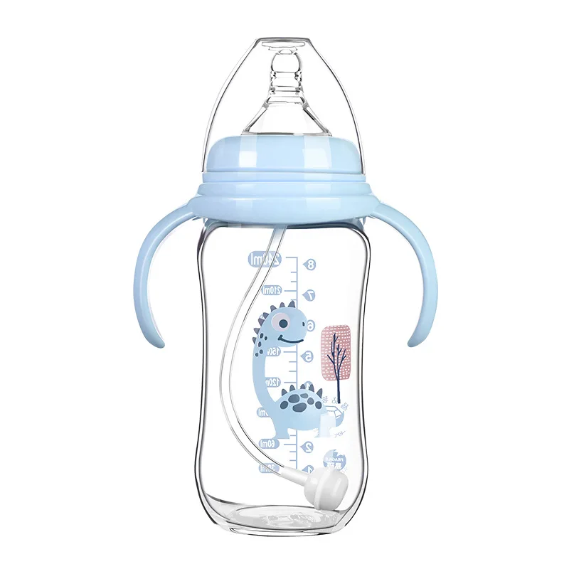 
Glass baby feeding bottle 