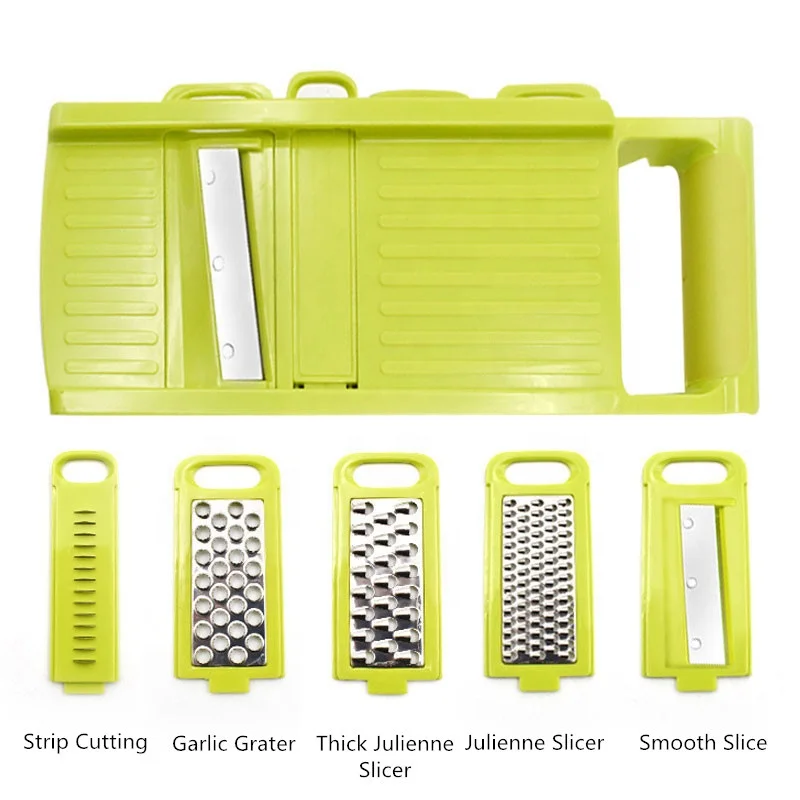 Kitchen Gadget Vegetable Chopper Slicer Onion Cutter Five-In-One Kitchen Vegetable Cutter