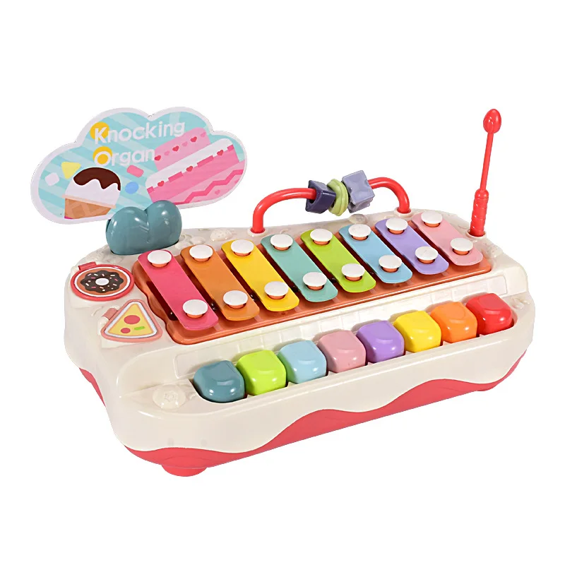 Wholesale Mechanical Keyboard Toys for Toddlers 6M+ Music Piano Baby Knocking Organ Early Education Toy