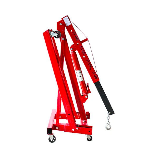 hydraulic mobile portable folding jack car engine crane manual pickup hydraulic crane 3T unfolded