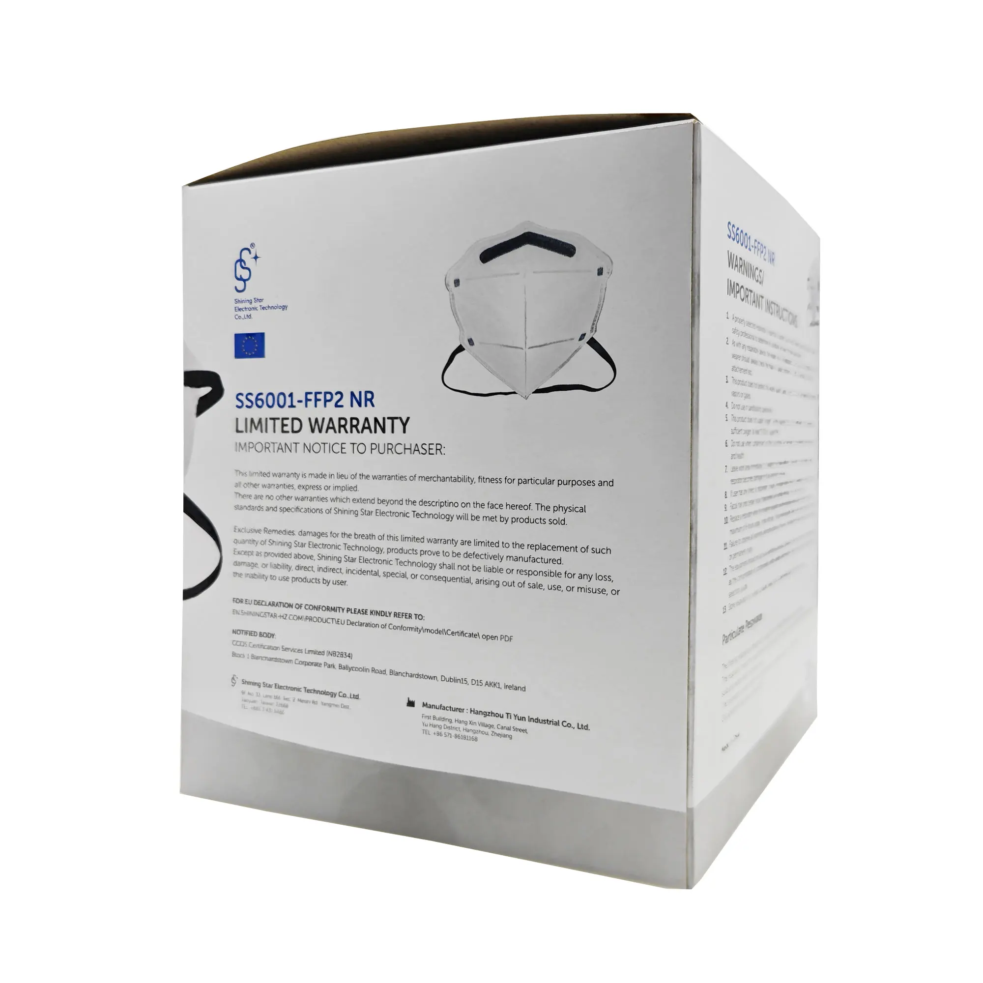 New Arrivals Cheap Price Non-Woven Industrial Foldable PM2.5 Dust Proof FFP2-Mask