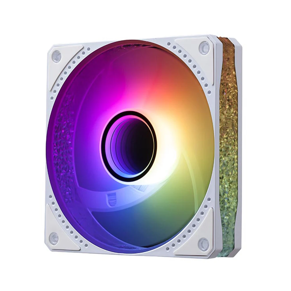 Ready To Ship computer radiator pc case cooling fan 120mm rgb color change computer case fan for gaming case