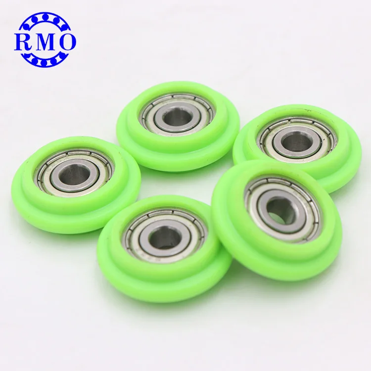 Plastic roller wheel Y type pulley with 608zz Nylon Roller pulley for sliding door window