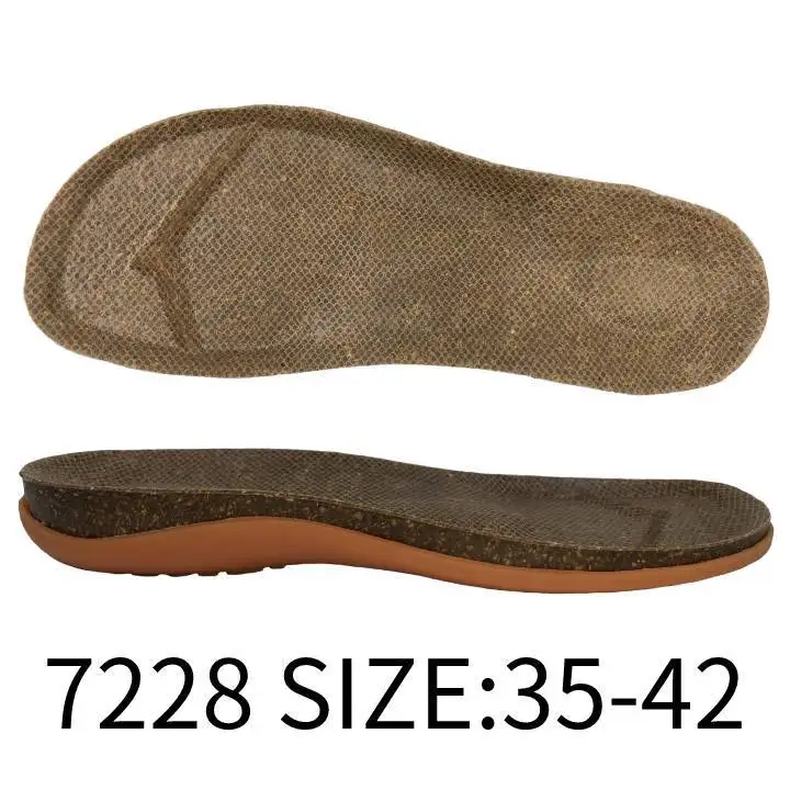 Wholesale Cork Soles 100% Eco-friendly Durable Comfortable Shoe Sole for Slippers Making