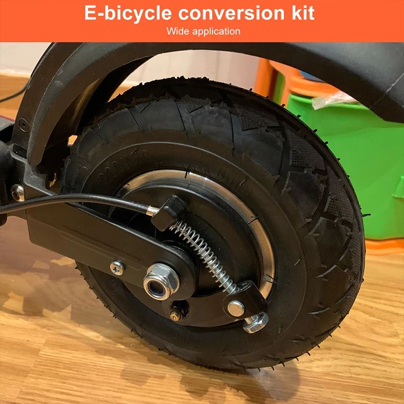 8 Inch Drum Brake Solid Scooter Wheel With an Right Hand Lever and Cable 1.2m or 1.8m