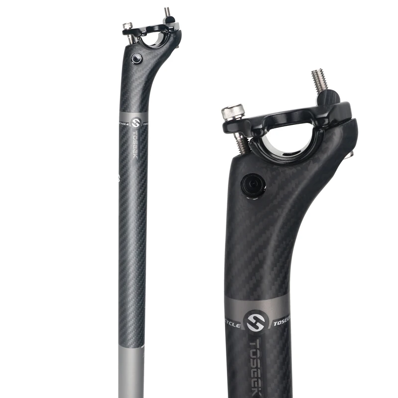 350 400mm mountainbike mountain bike Suspension seat post 30.8 31.6 mtb bike seatpost carbon fiber road bike seatpost 27.2