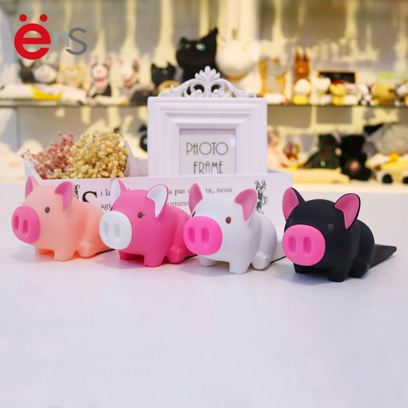 Ens Custom Pig Shaped Rubber Door Stopper Under Door