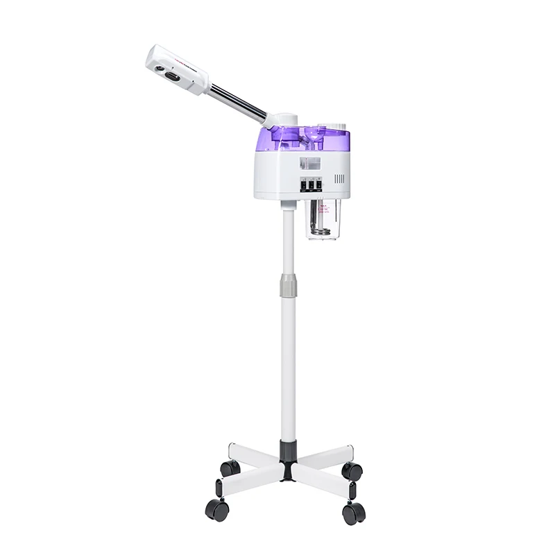 Professional Electric Digital Hot Spray Ozone Facial Steamer Spray Vapor With Stand