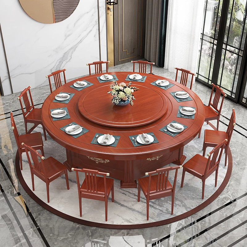 Round Table With Rotating Centre For Events Party Round Marble Dining Table Set Wood With Chairs