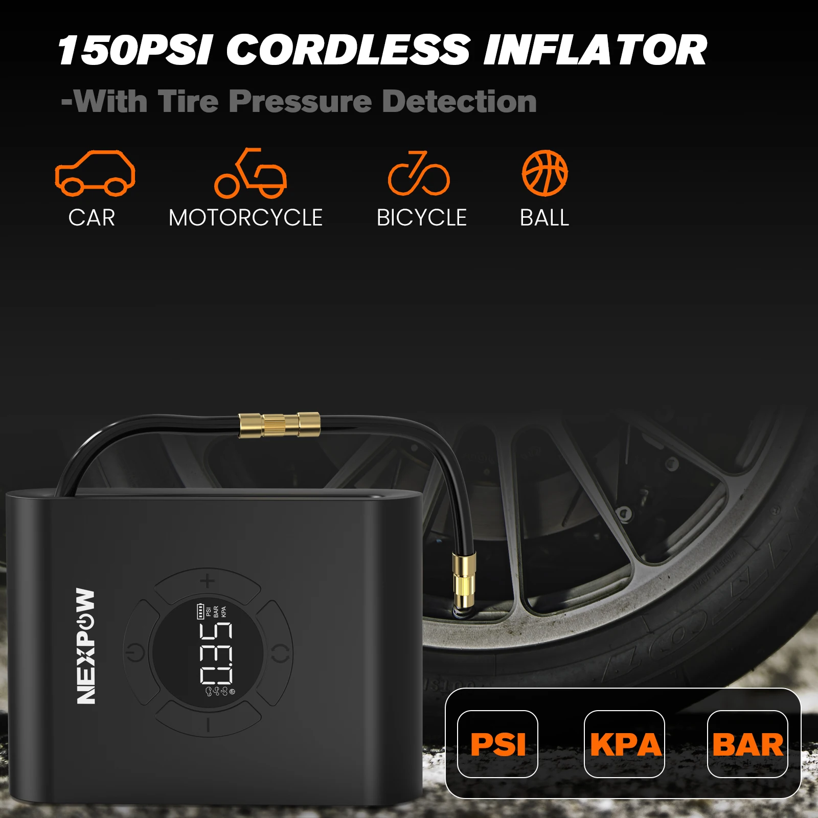 4 in one Multifunctional 12v jump starter  with air compressor  8000mAh portable car jump starter with air compressor