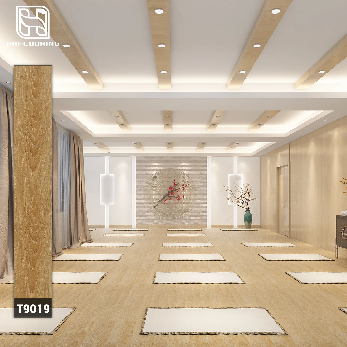 HH Flooring EIR Series Wooden SPC Flooring click lock plastic pvc flooring pavimento spc for decor