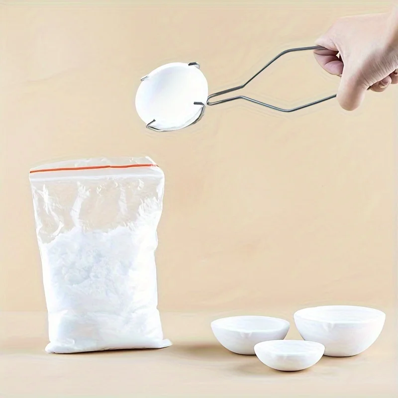 Melting Metal Tool Kit, Includes Metal Crucible Tong, Quartz Crucible Bowls & 0.5 LBS Borax  powder, Metal Craft Casting Tool