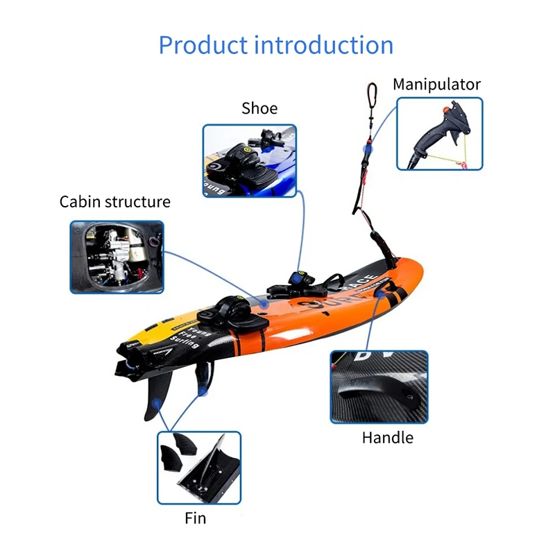 Electric Surfboard Jet Fast Speed Jet Power Electric Surfboard Powered Surfing Sport 50km Motorized Surfboard
