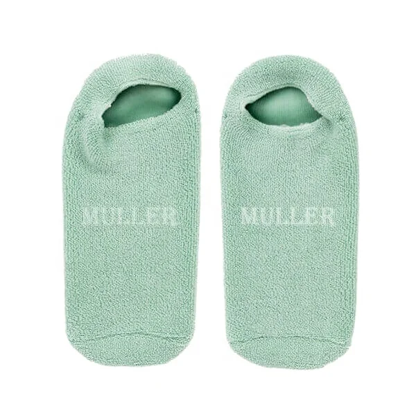 Foot Moisturising Aloe Infused Spa Fuzzy Spa Gel Heel Socks