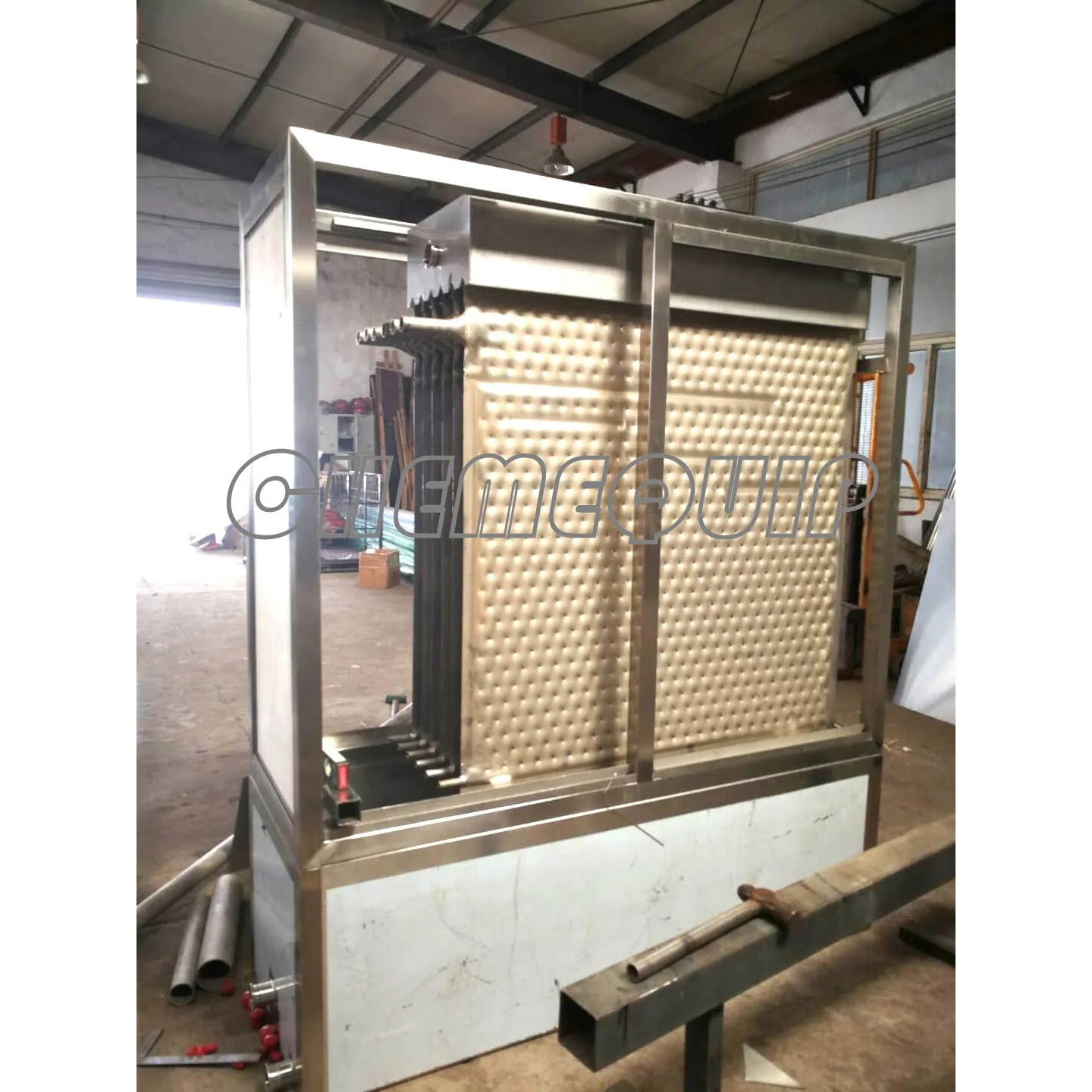 OEM термопластины для подушек, теплообменник, пластины для охлаждающей жидкости для понижающегося пленочного охладителя, производители охладителя аммиака