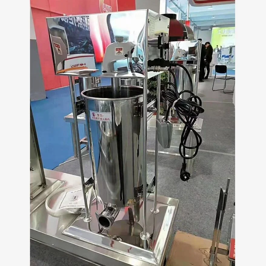 Электрическая автоматическая колбаса 30l наполнитель из нержавеющей стали для домашней колбасы 4 трубки бесплатные запасные части