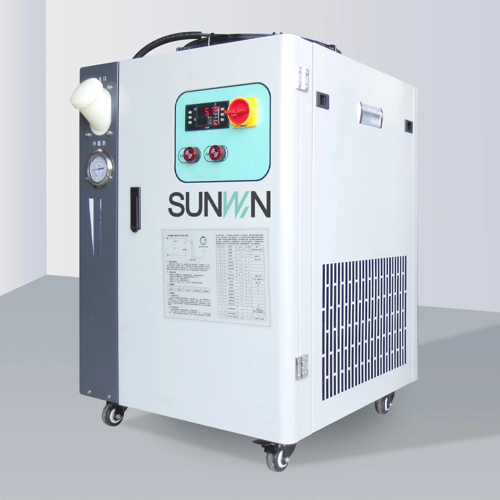 Excellent Air Cooled Water Chiller 5HP R407C For Industry Injection Plastic