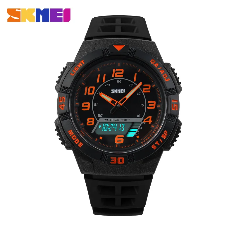 SKMEI 1065 спортивные часы для мальчиков наружного использования Relojes Hombre Sports 50M водонепроницаемые цифровые Skmei брендовые качественные