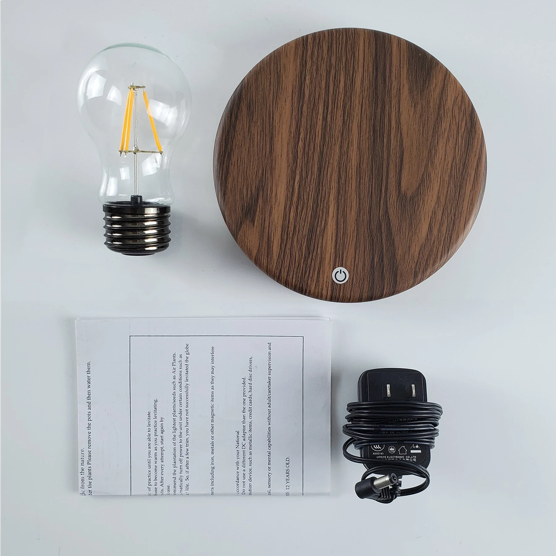 Floating Light Bulb Magnetic Levitating Table Lamp Night Light Personalized Gift Hot selling Levitation Light Bulb