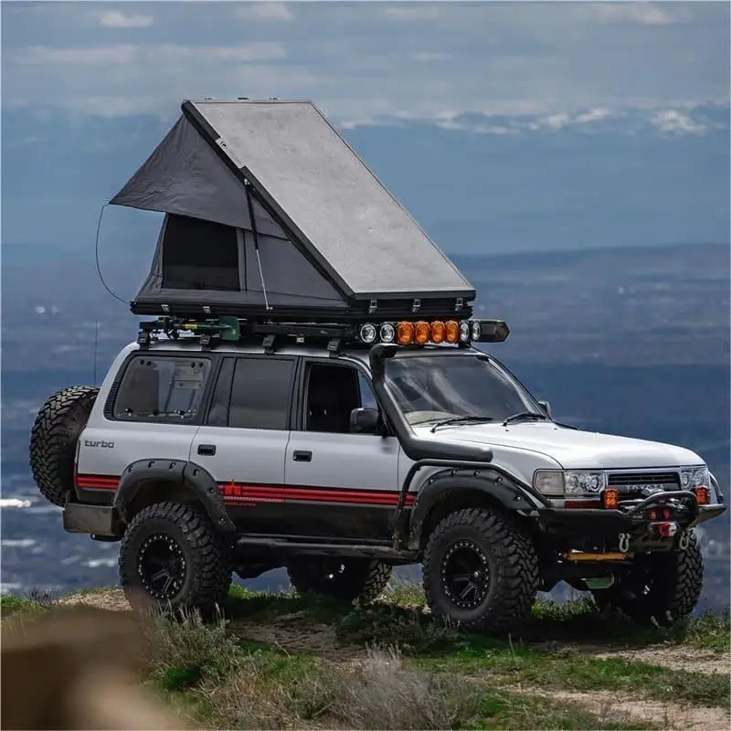 China Factory Promotion Three-season Electric Heater Top With Waterproof Hard Shell For Toyota Hiace Aluminum Car Roof Tent