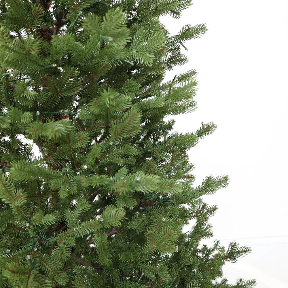 Outdoor&Indoor Wholesale Christmas Decoration Prelit Artificial Premium Needle Pine Green Christmas Trees