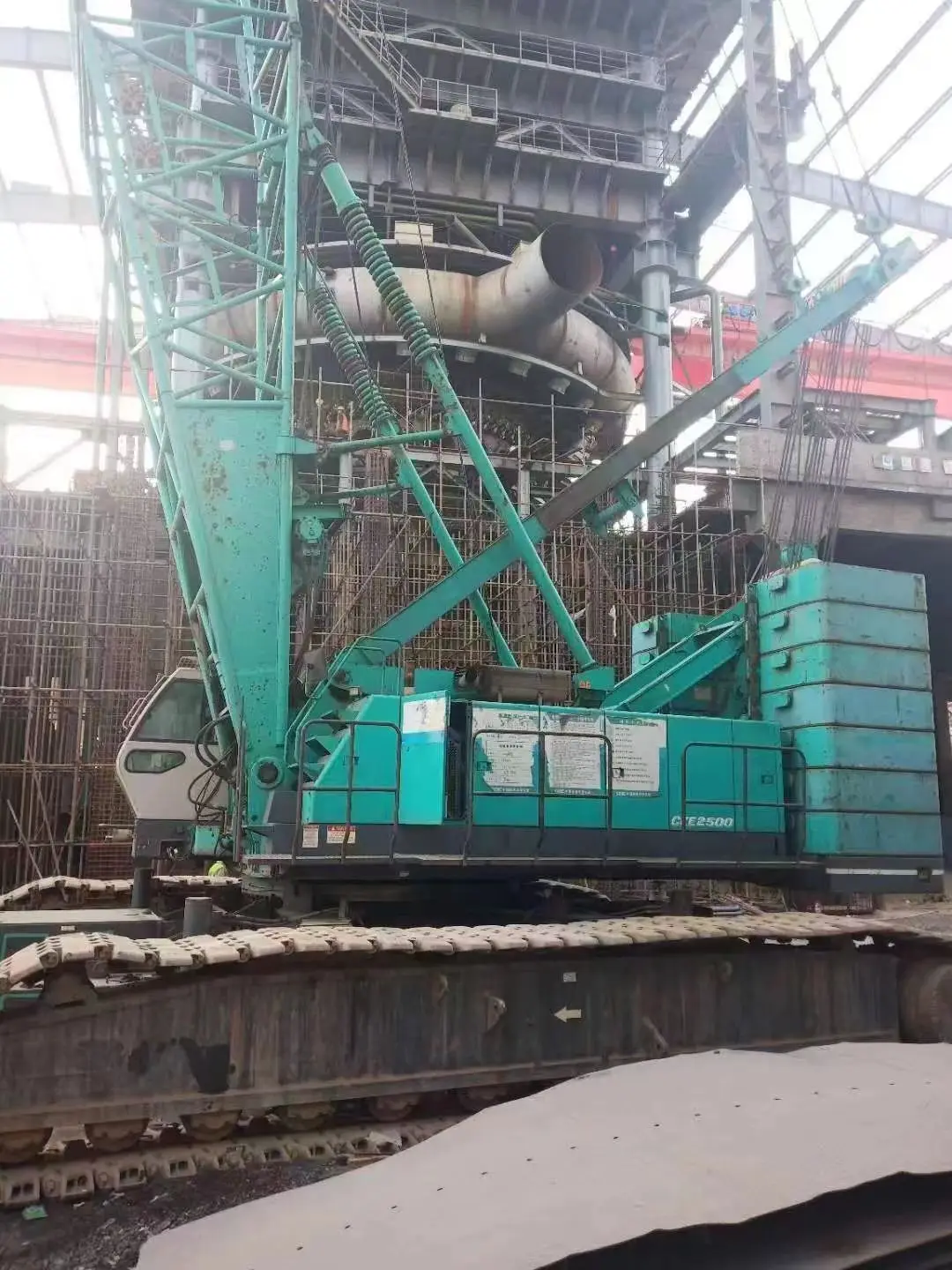 Hot Sale Hydraulic Original Engine Kobelco CKE2500-2 Crawler Crane Construction Machinery