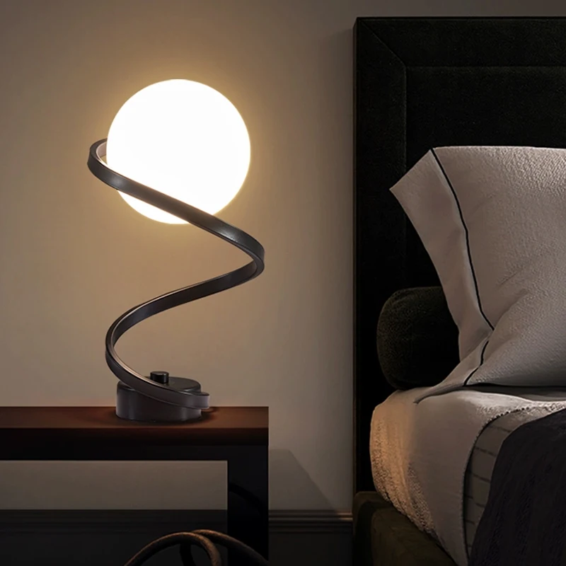 New desk lamp small night lamp Nordic dormitory living room modern and minimalist bedroom lamp