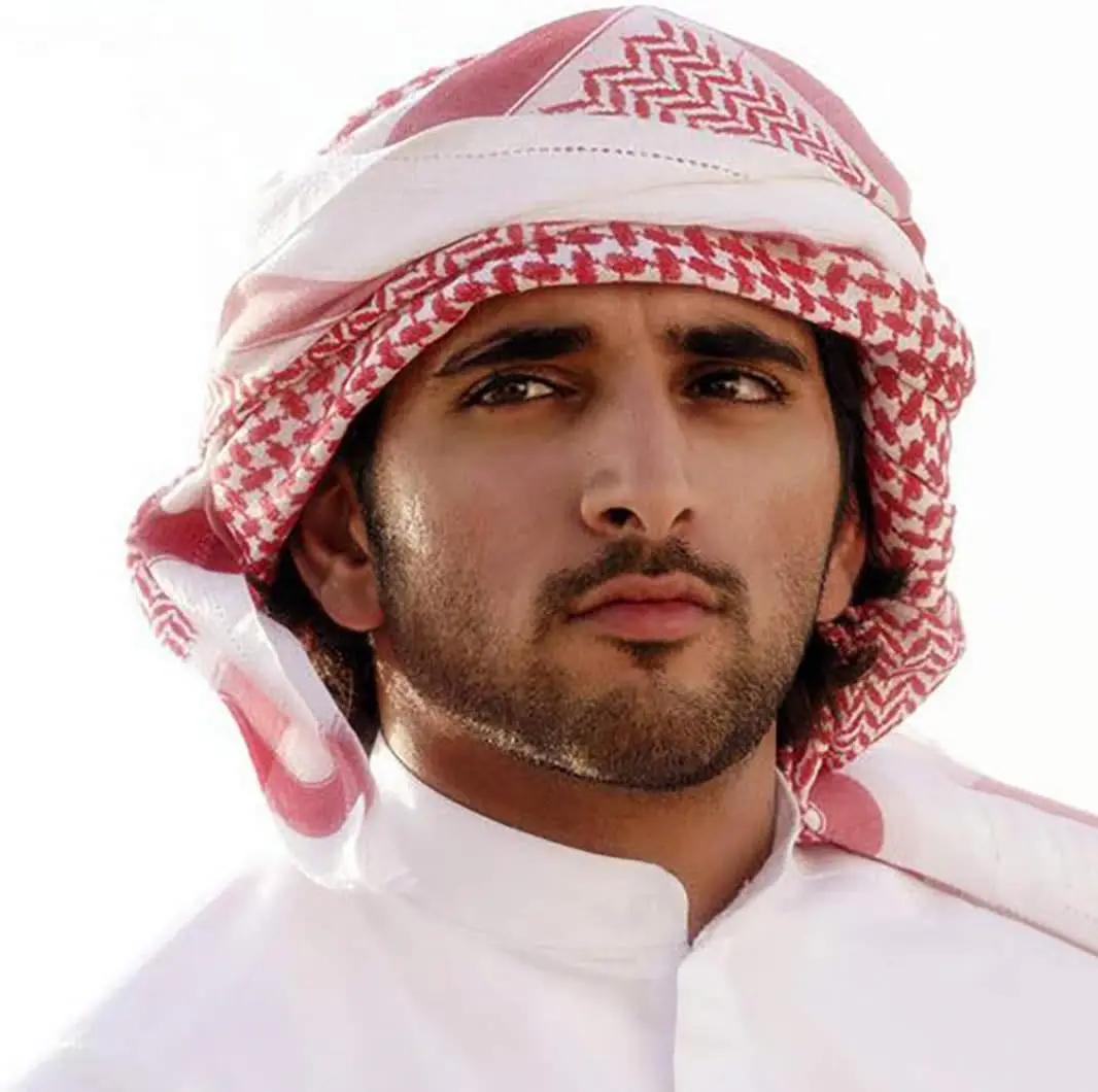 Adult Men Arab Head Scarf Keffiyeh Middle East Desert Shemagh Wrap Muslim Headwear Arabian Costume Accessories Muslim Dubai