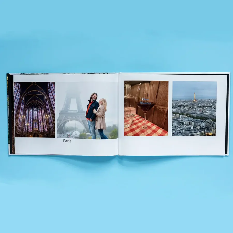 Custom Book Printing Photo Album Hardback Books Full Color Business Family Photo Book