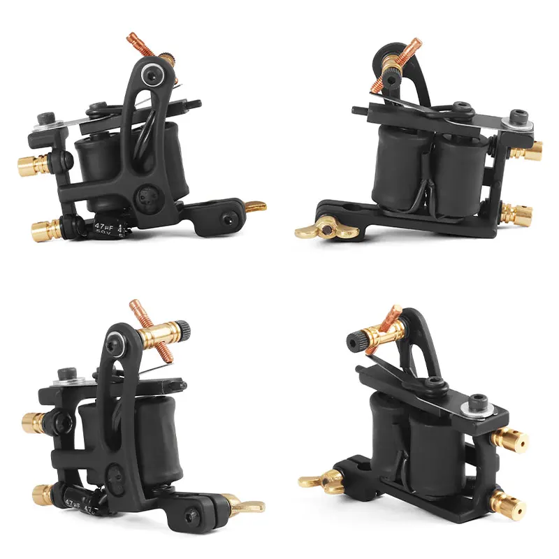 High Quality Professional 10 Wraps Coil Tattoo Machines For Liner And Shader Machine Artist Tattoo Supplies
