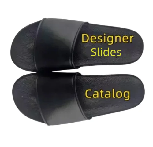 Hot Ladies Custom Logo Famous Brands Kids Men Women Flat Slide Designer Slippers For Men Women