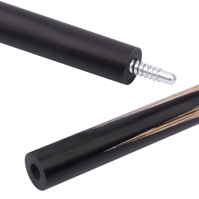 SK-074 High Quality Pool Stick White Wax Wood with Technological Wood Butt Sleeve Brass Joint 10mm Tip Snooker Sticks