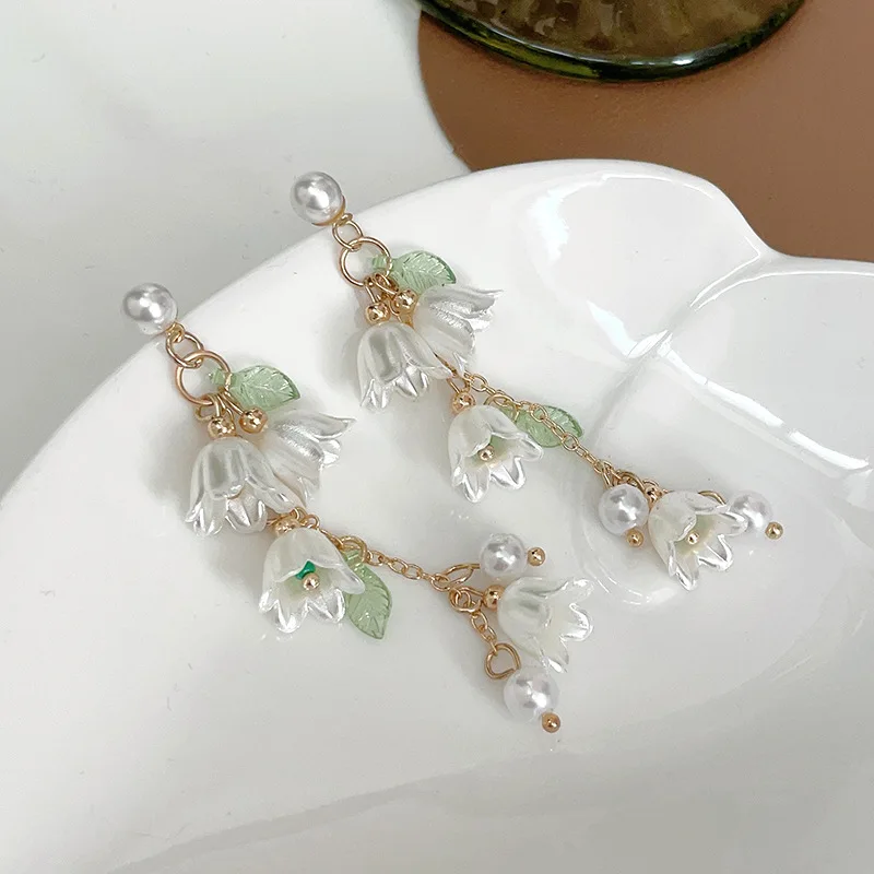 S925 Silver Needle Chen Shuting Celebrity Style Metal Knot Tassel Earrings Personality Temperament Studs Fashion Ear Jewelry