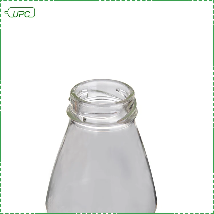 Wholesale milk glass container high temperature sterilized food grade refillable 500ml glass bottle transparent milk bottle