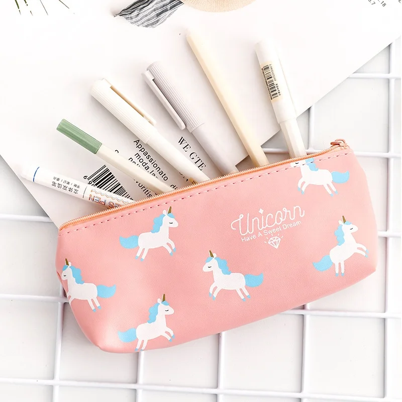 Wholesale unicorn pen case custom stationery pencil case