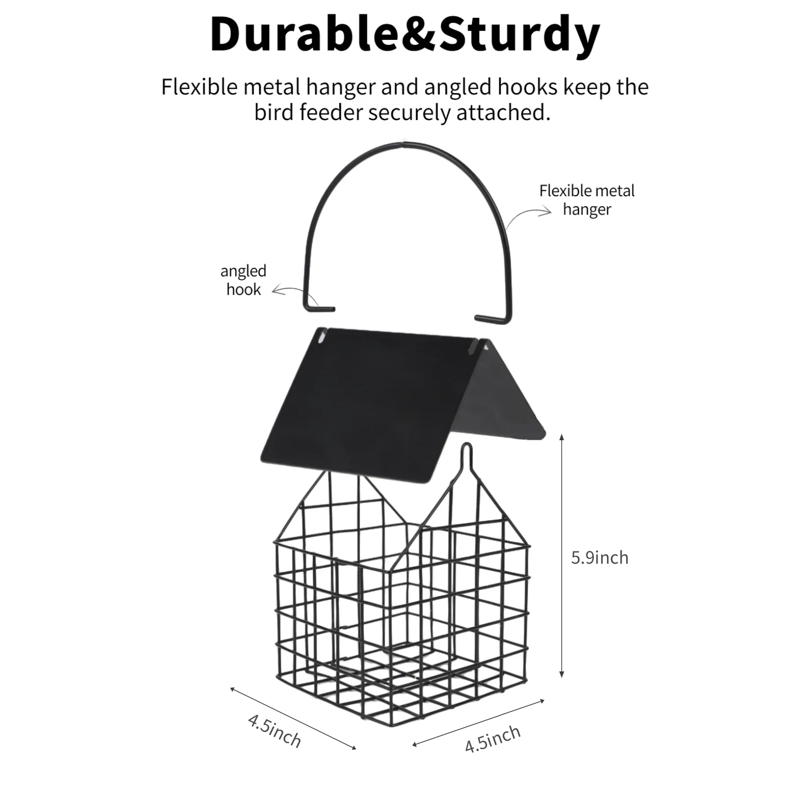 Bird Feeder Outdoor Rain proof house type bird feeder