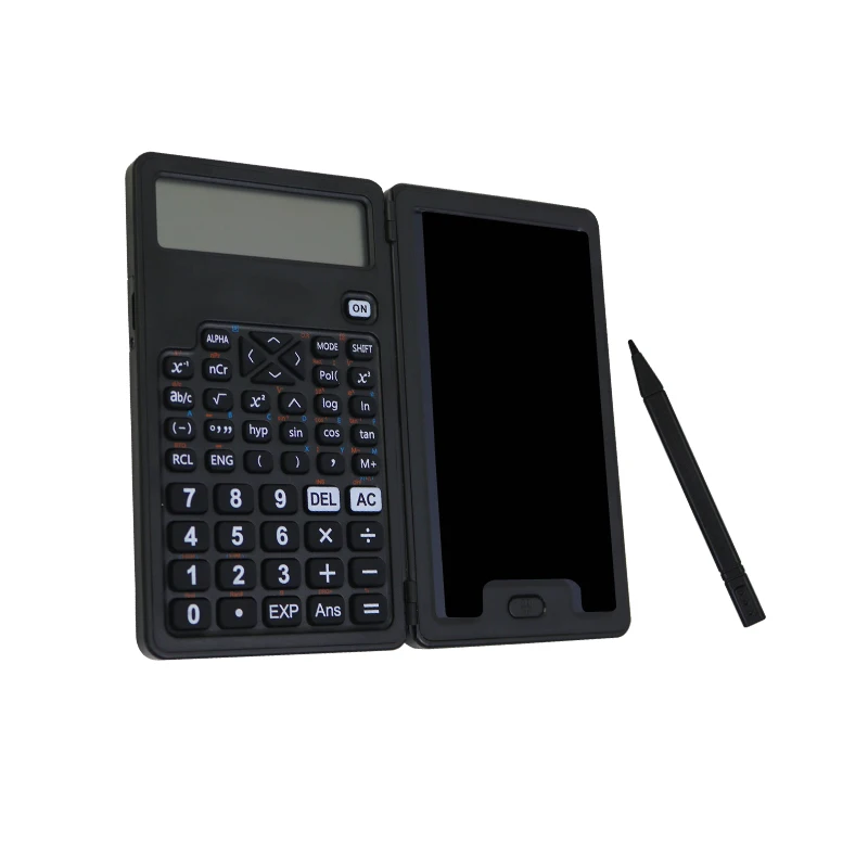 functional scientific calculator with 5 inch lcd writing pad calculator with two-line display for students cffice business