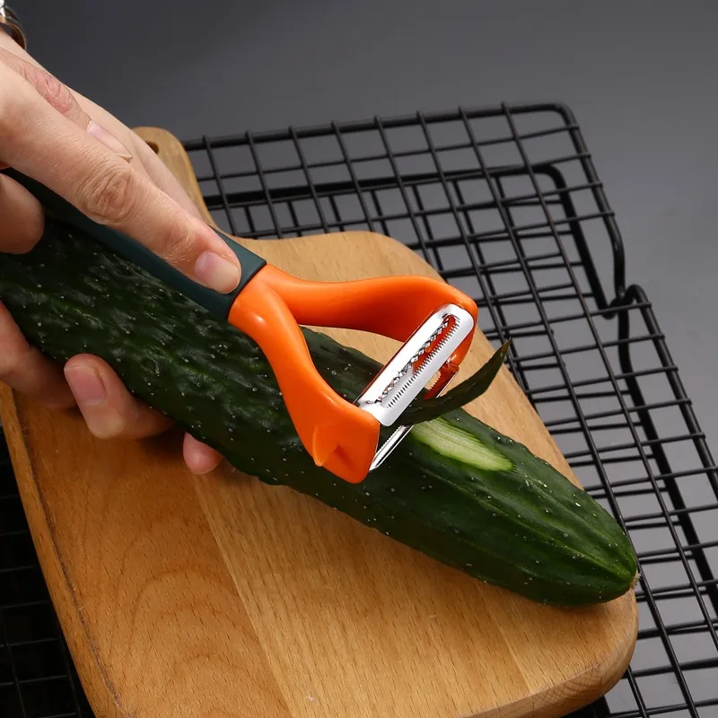 4in1 New Double Head Paring Knife Multi-Functional Creative Home Kitchen Scraper Peeler Beer Opener Wine Opener