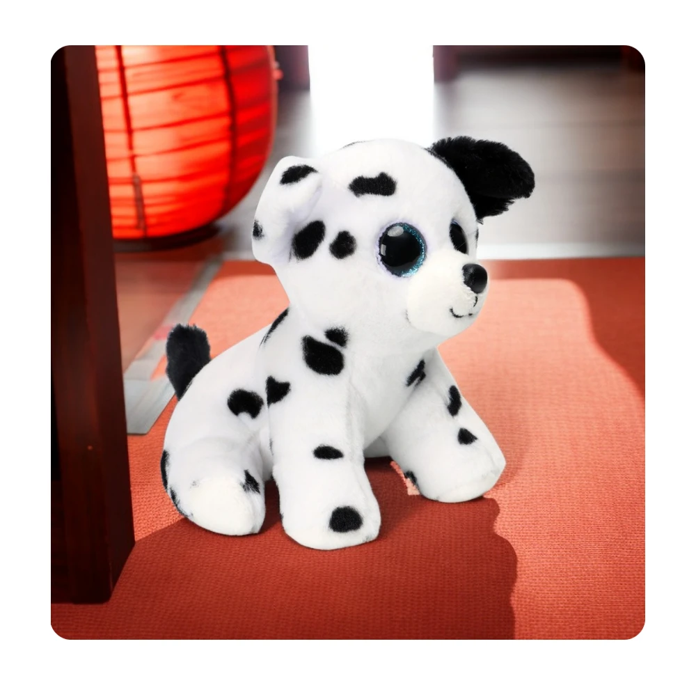 Talking recordable plush Professional Customized Cotton China Idol Dolls Design Penguin Dalmatians Spotted Dog Custom Soft Toy